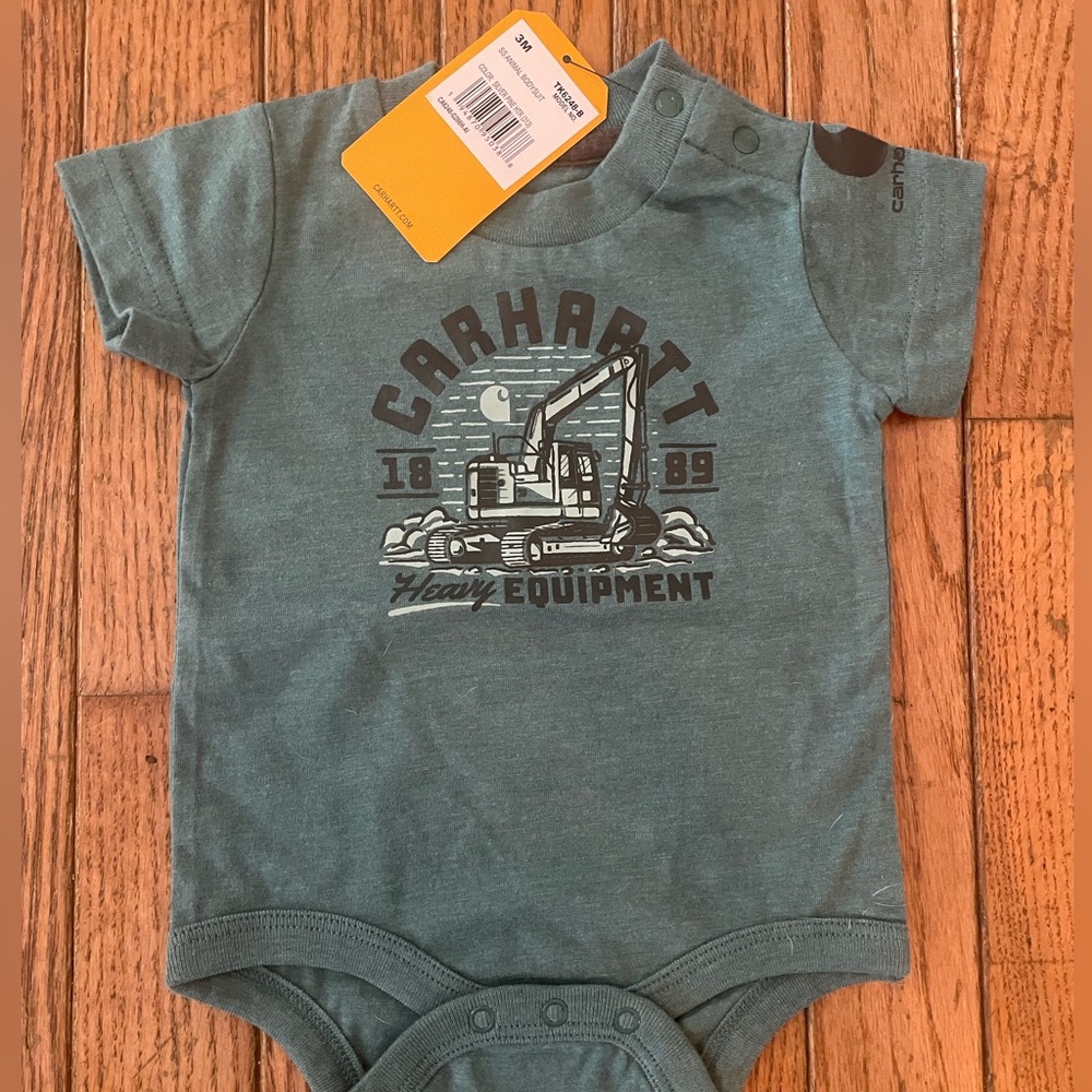 Carhartt baby boys’ onesie. Size 3M. NWT.